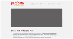 Desktop Screenshot of perudata.com