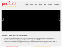 Tablet Screenshot of perudata.com